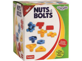 Funskool NUTS & BOLTS , Basic Shapes with Bright Colors  (Multicolor)